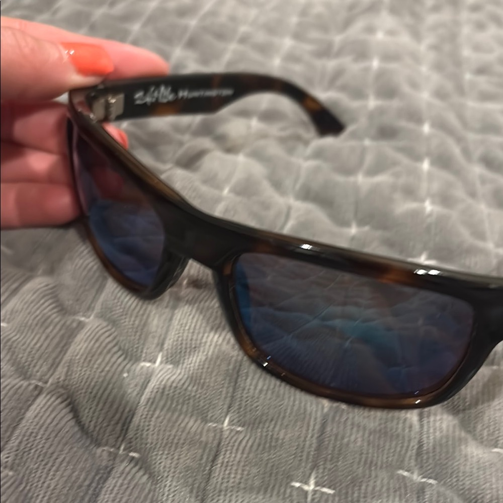 Salt Life polarized Zeiss lense optics Brown Swim Sunglasses